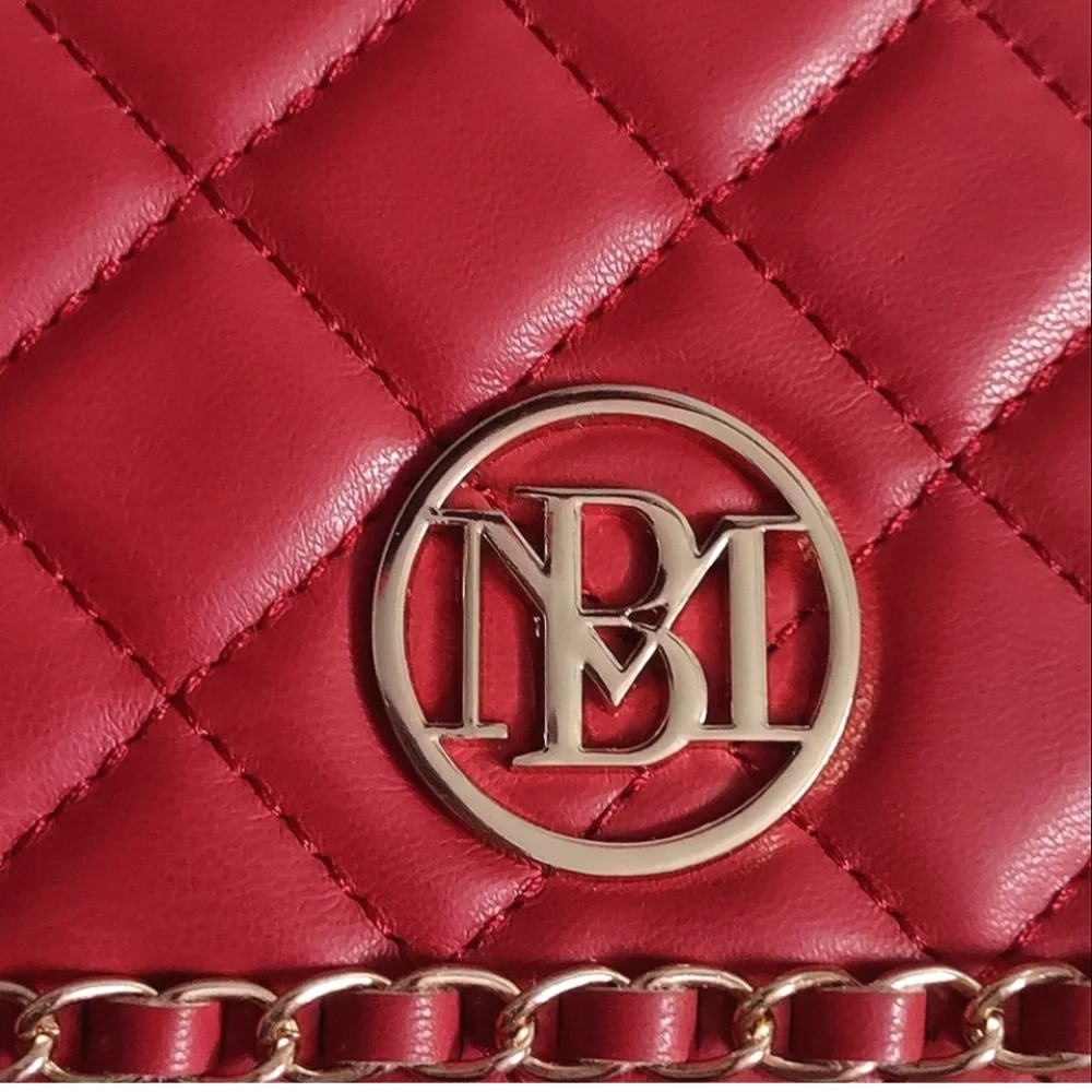 ❤️❤️❤️NWT Bagley Mishka Red Quilted Chain Shoulder Bag. ❤️❤️❤️ - Picture 10 of 10
